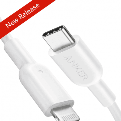 Cáp Anker PowerLine II Lightning to USB-C, dài 0.9m - A8632