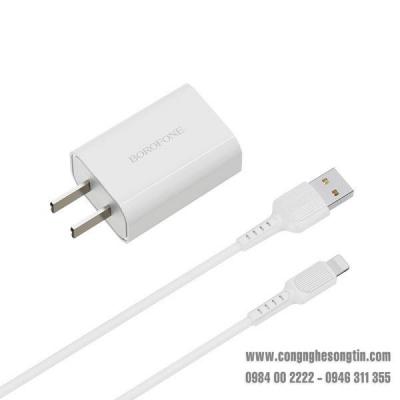 Bộ Cóc Cáp Sạc BOROFONE BA33, BA-33 Cổng Lightning