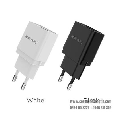 Cóc Sạc BOROFONE BA19A, BA-19A - 1 Cổng USB