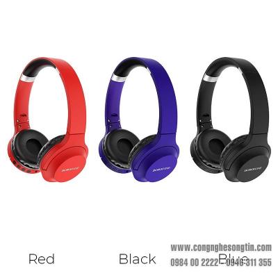 Tai Nghe Bluetooth trùm tai BOROFONE BO6, BO-6 - có khe cắm thẻ nhớ