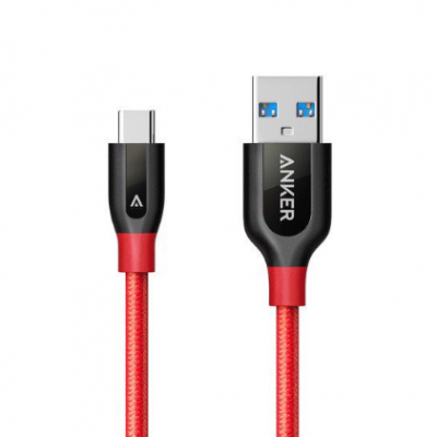 Cáp Anker PowerLine+ USB 3.0 ra USB-C - Dài 0.9m - A8168