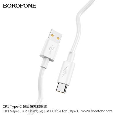 Dây cáp Sạc Nhanh CK1 Borofone Siêu Tốc 5A cổng Type-C - 1m