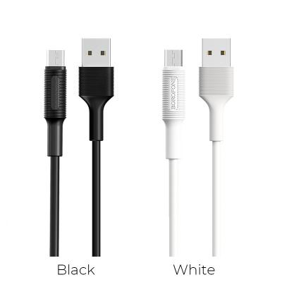 Dây cáp sạc truyền và đồng bộ dữ liệu BX1 EzSync Borofone cổng Micro, 1m