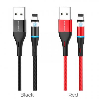 Dây cáp sạc truyền dữ liệu BU16 Borofone cổng Lightning, 1.2m