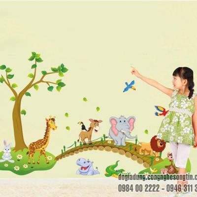 Decal Vườn Thú