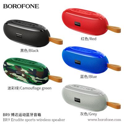 Loa Không Dây BR9 Borofone, Bluetooth 5.0, Nghe Nhạc, gọi điện, FM, hỗ trợ thẻ nhớ, USB