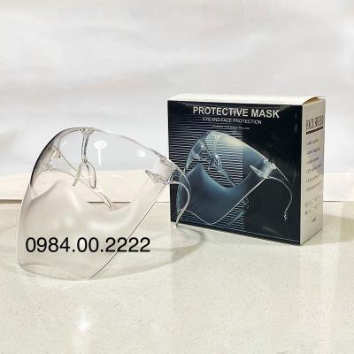 Kính chắn giọt bảo vệ mặt toàn diện Face Shield loại tốt, kính mờ