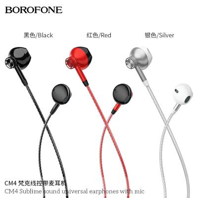 Tai Nghe Nhét Tai Có Dây Borofone CM4 kèm mic zắc 3.5