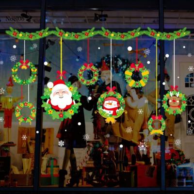 Decal trang trí giáng sinh NOEL06 - Vòng Nguyệt Quế