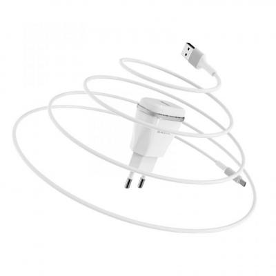Bộ Cóc Cáp Sạc BA1A Borofone - 1 Cổng USB - cổng Micro-USB - chuẩn EU