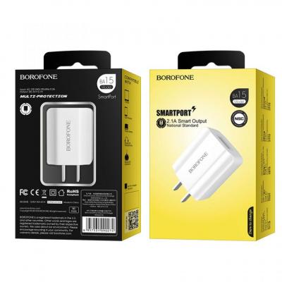 Cóc Sạc BA15 Borofone - 1 Cổng USB - chuẩn CN