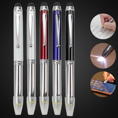 Bút bi cảm ứng 3 trong 1 ST0007 in logo quà tặng doanh nghiệp