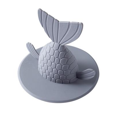Chặn Hố Ga Silicon Chống Mùi Hôi, Thoát Nước Hình Đuôi Cá