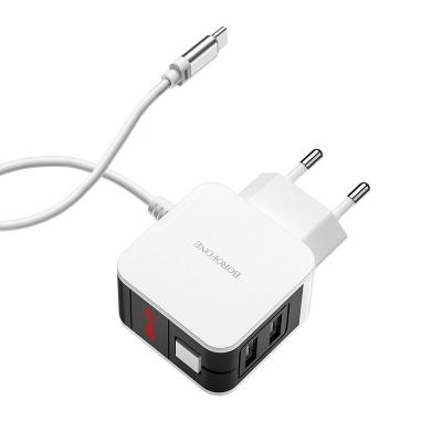 Cóc sạc kèm dây sạc cổng Micro-USB BA41A Borofone (EU plug)