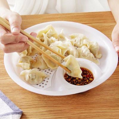 Combo 2 Khay Đĩa Có Khay Thoát Nước Kèm Chén Nước Chấm