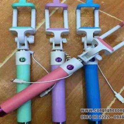 Gậy Chụp Hình Tự Sướng Monopod Thân Trơn - Dành cho điện thoại Iphone 5/6/7