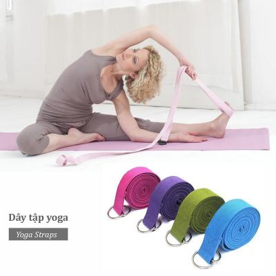 Dây Đai Hỗ Trợ Tập Yoga Sợi Cotton 1m8