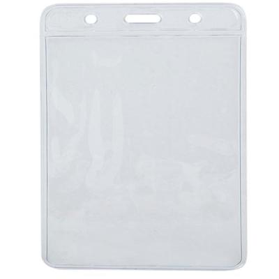 Thẻ đeo 9x12, đứng, nhựa dẻo