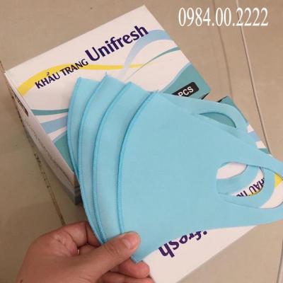 Khẩu trang Unifresh công nghệ Nhật kháng khuẩn - Túi 10 cái