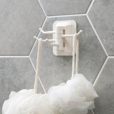 Móc Treo Dán Tường 4 Móc Xoay 180 Độ