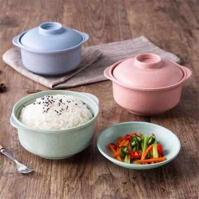 Nồi Ăn Mì Giữ Nhiệt Lúa Mạch Có Nắp