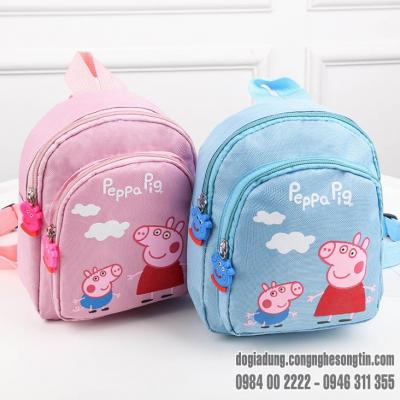 Balo Heo Peppa 2 Ngăn