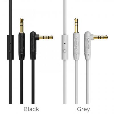 Cáp Audio AUX BOROFONE BL5 Chuyển Jack 3.5mm sang Jack 3.5 mm, Hỗ trợ Microfone, Nút điều khiển
