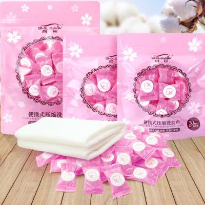 Combo 30 Khăn Bông Giấy Nén Đắp Mặt Nạ