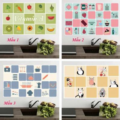 Combo 3 Giấy Dán Bếp Cách Nhiệt Cao Cấp