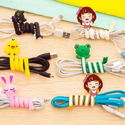 Combo 5 Dụng Cụ Kẹp Dây Điện Thoại Xoắn Hình Thú