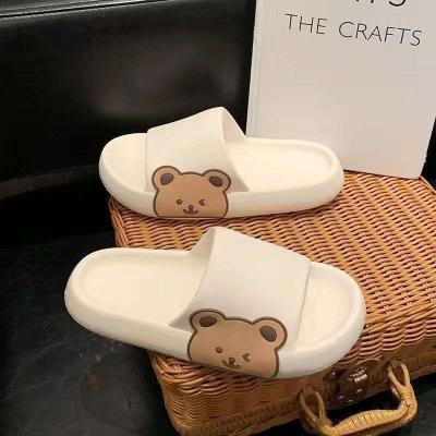 Dép nhựa gấu đế cao