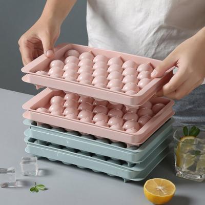 Khay đá tạo viên tròn 33 ô