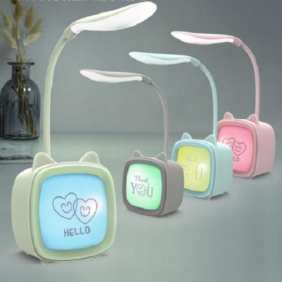 Đèn Học Để Bàn Hình Lá, Sạc USB