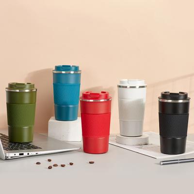 Ly Giữ Nhiệt Coffee Chống Trượt Chống Đổ Có Nắp Đậy