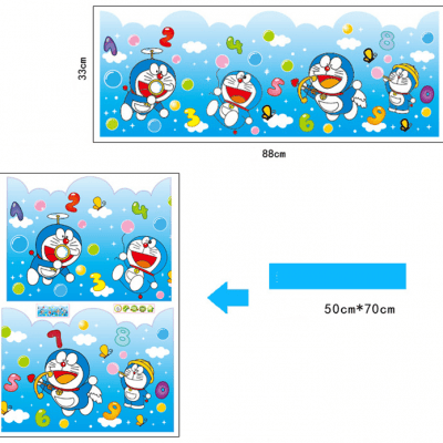 Decal Chân Tường Đoremon