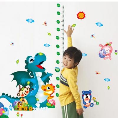 Decal dán tường Khủng Long Đo Chiều Cao