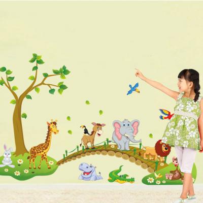 Decal dán tường Vườn Thú