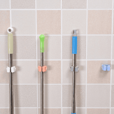 Combo 2 Giá Treo Chổi Và Cây Lau Nhà Đa Năng