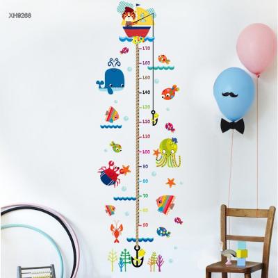 Decal Dán Tường Đo Chiều Cao Biển
