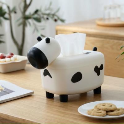 Hộp Đựng Khăn Giấy Hình Bò Sữa