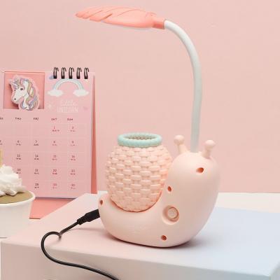 Đèn Để Bàn Hình Ốc Sên Kèm Ống Đựng Bút