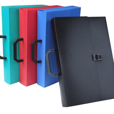 Bìa cặp hộp có quai 5cm A4 Kingstar