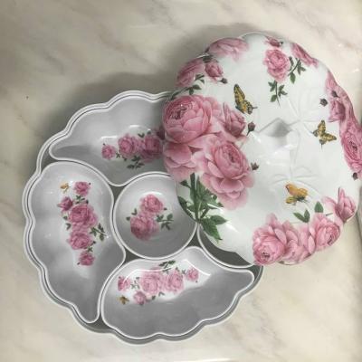 Hộp Mứt 5 Ngăn Hình Trái Táo