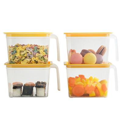 Combo 2 Hộp Vuông Bảo Quản Thực Phẩm có Nắp Và Tay Cầm