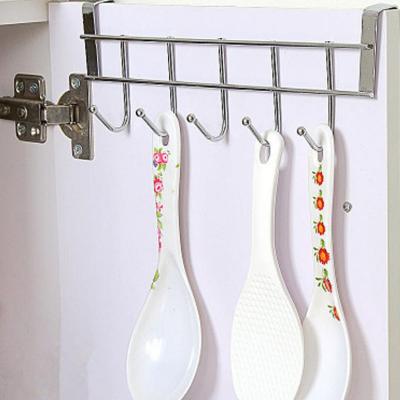 Combo 2 Thanh Treo Inox 5 Móc Gắn Cửa