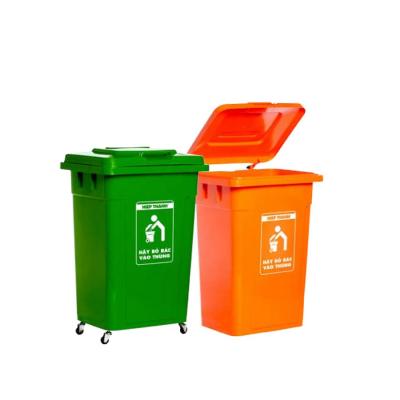 Thùng rác công cộng 90 lít ( 550 x 420 x 884cm)