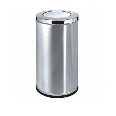 Thùng rác inox nắp lật 300x610mm