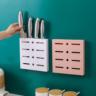Kệ Dán Tường Đựng Dao Kéo 3 Ngăn
