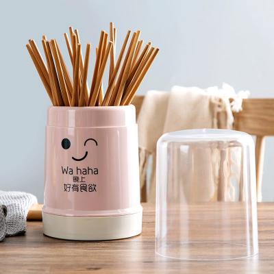 Ống Cắm Đũa Thìa Để Bàn Có Nắp