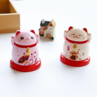 Hủ tăm mèo thần tài